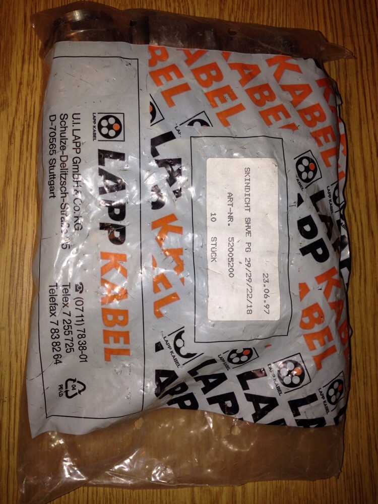 LAPP KABEL 52005200 Strain Rel SKINDICHT SHVE PG 29/29/22/18 Lot Of 10 #1647B16