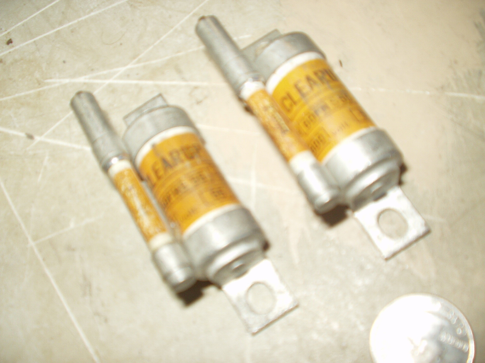 KYOSAN CLEARUP FUSE 600 Volt 60FHS 55, LOT OF 2, 55 AMP