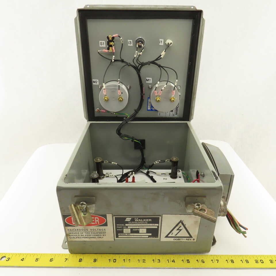 OS Walker Company BXM 4121 Display Section Controls Operator Interface