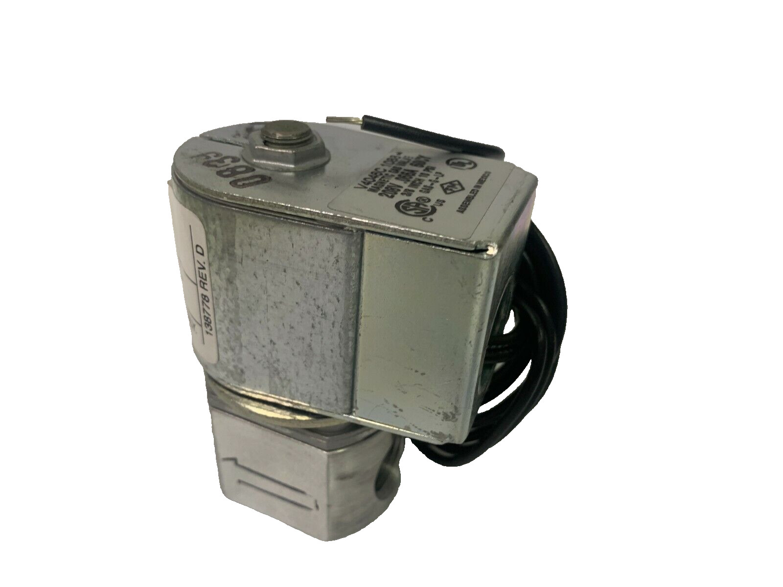 HONEYWELL V4046C1088 Gas Solenoid Valve 3/8″ 208V 60 Hz 10 psi V4046C 1088