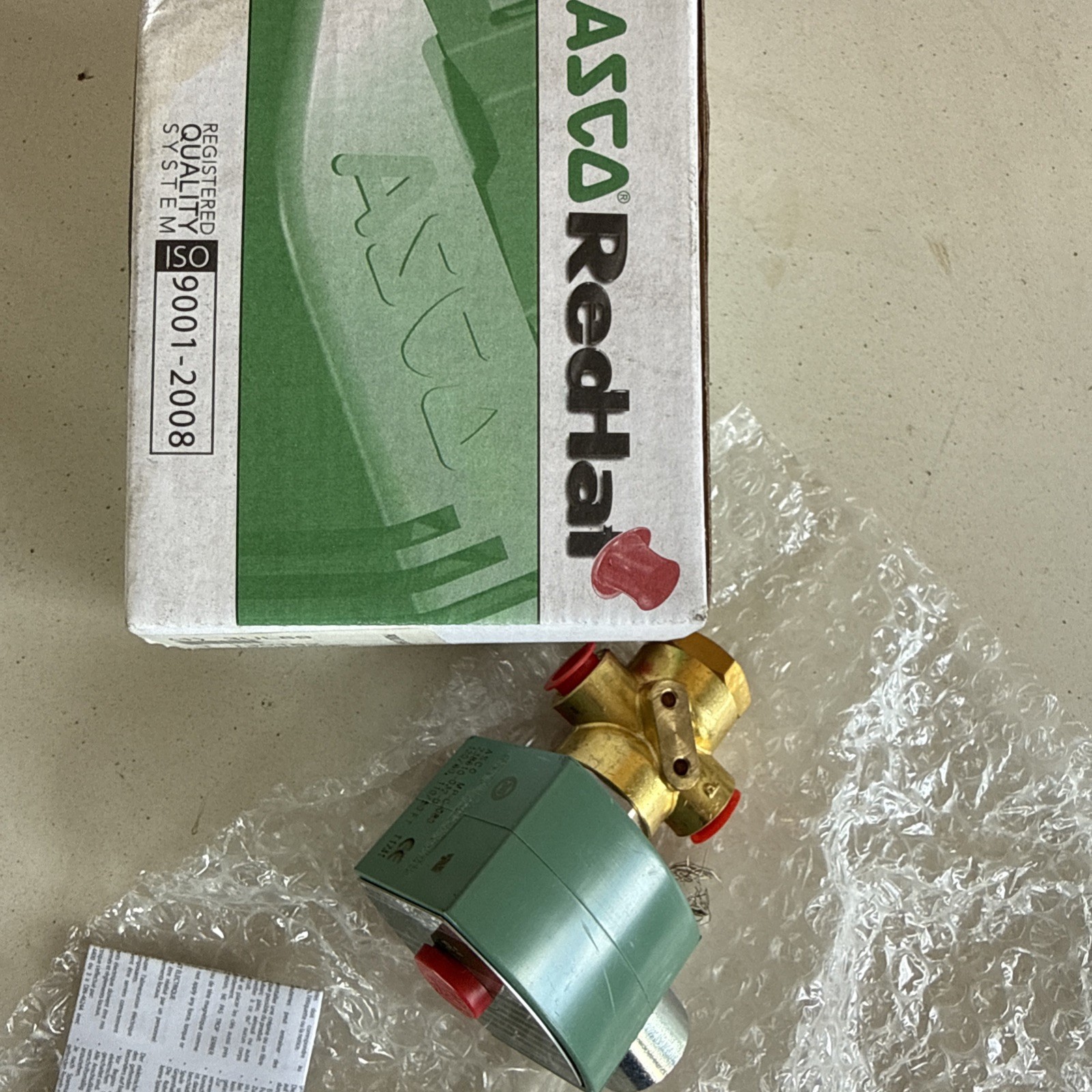 ASCO REDHAT 8320G172/ 3UL89 Quick Exhaust Solenoid Valve Brass New In Box