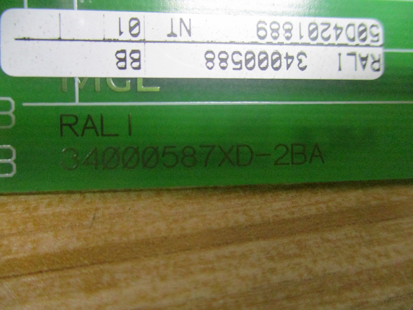 MGE 34000588 Circuit Board RALI 34000587XD