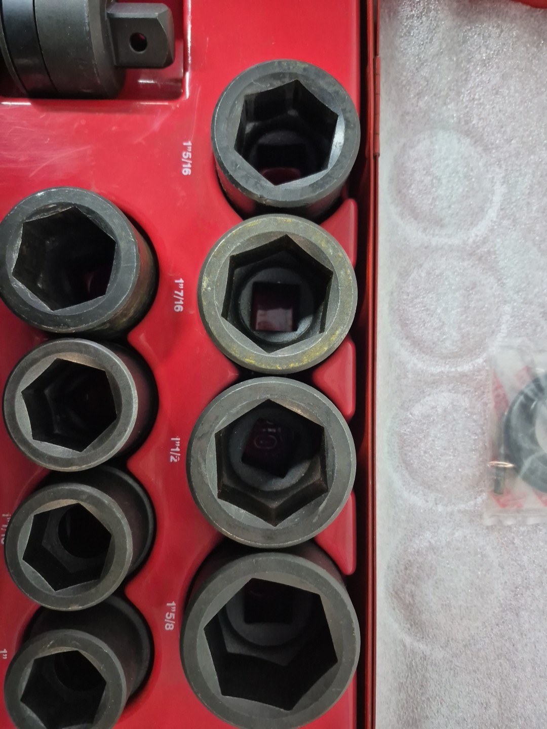 Facom 6-PT Impact Socket Set, 3/4″ – 1-5/8″, 3/4″Drive , NK.500U, Used
