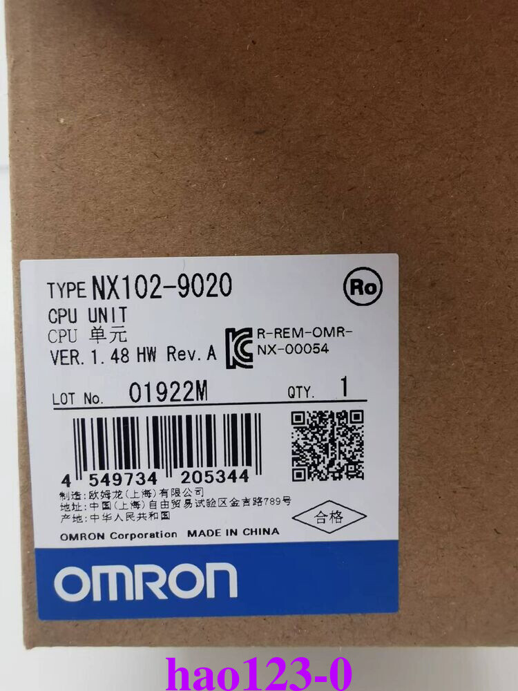OMRON PLC NX102-9020 WITH ONE YEAR WARRANTY FAST SHIPPING 1PCS NIB(DHL/FedEx)