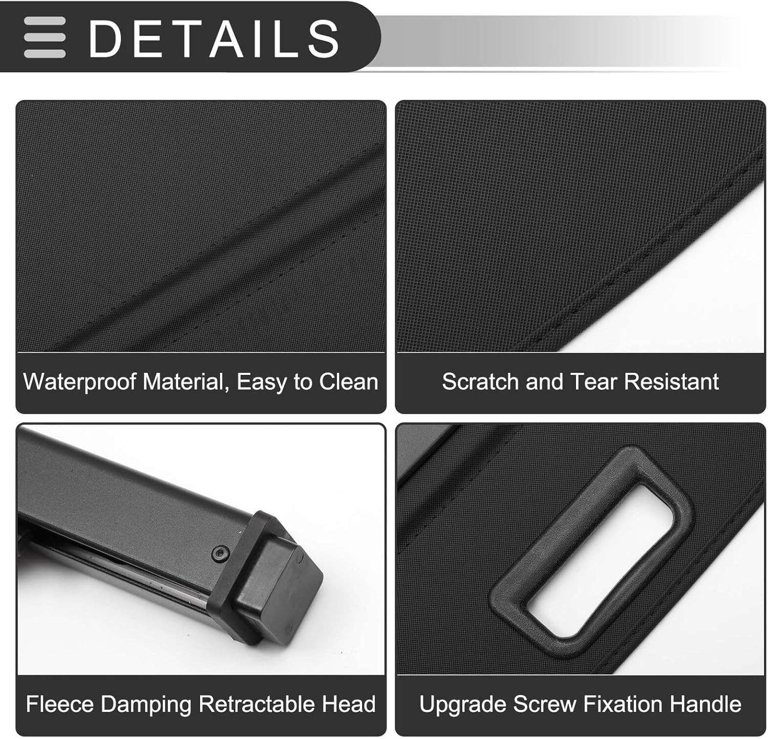 Trunk Cargo Security Cover for Ford Explorer ST Sport XLT – Enhanced Privacy, UV