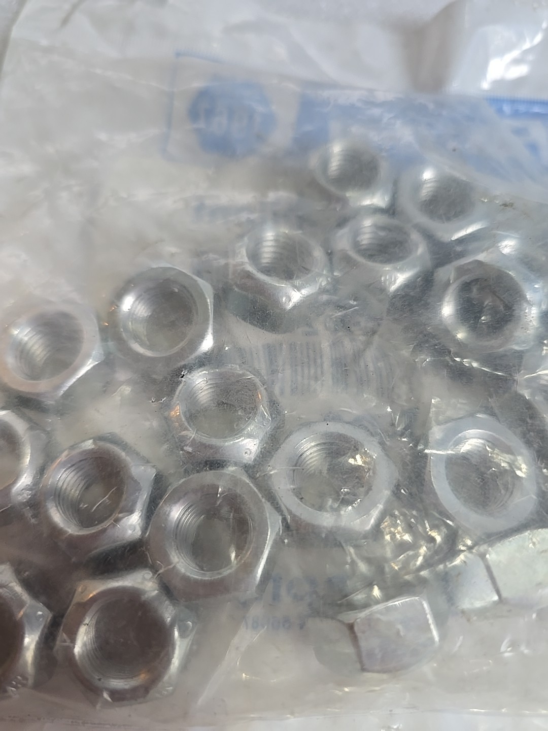 7/16″-20 GRADE C ZINC FINISH STEEL TOP LOCK NUT; QTY 25