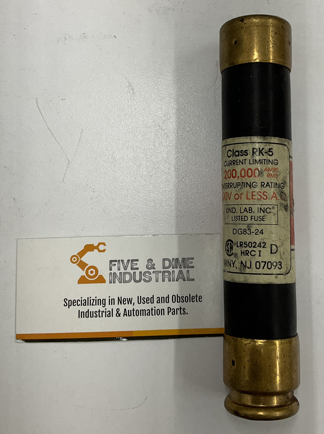Cefcon CRS-R-50 Lot of (2) Dual Element Fuse