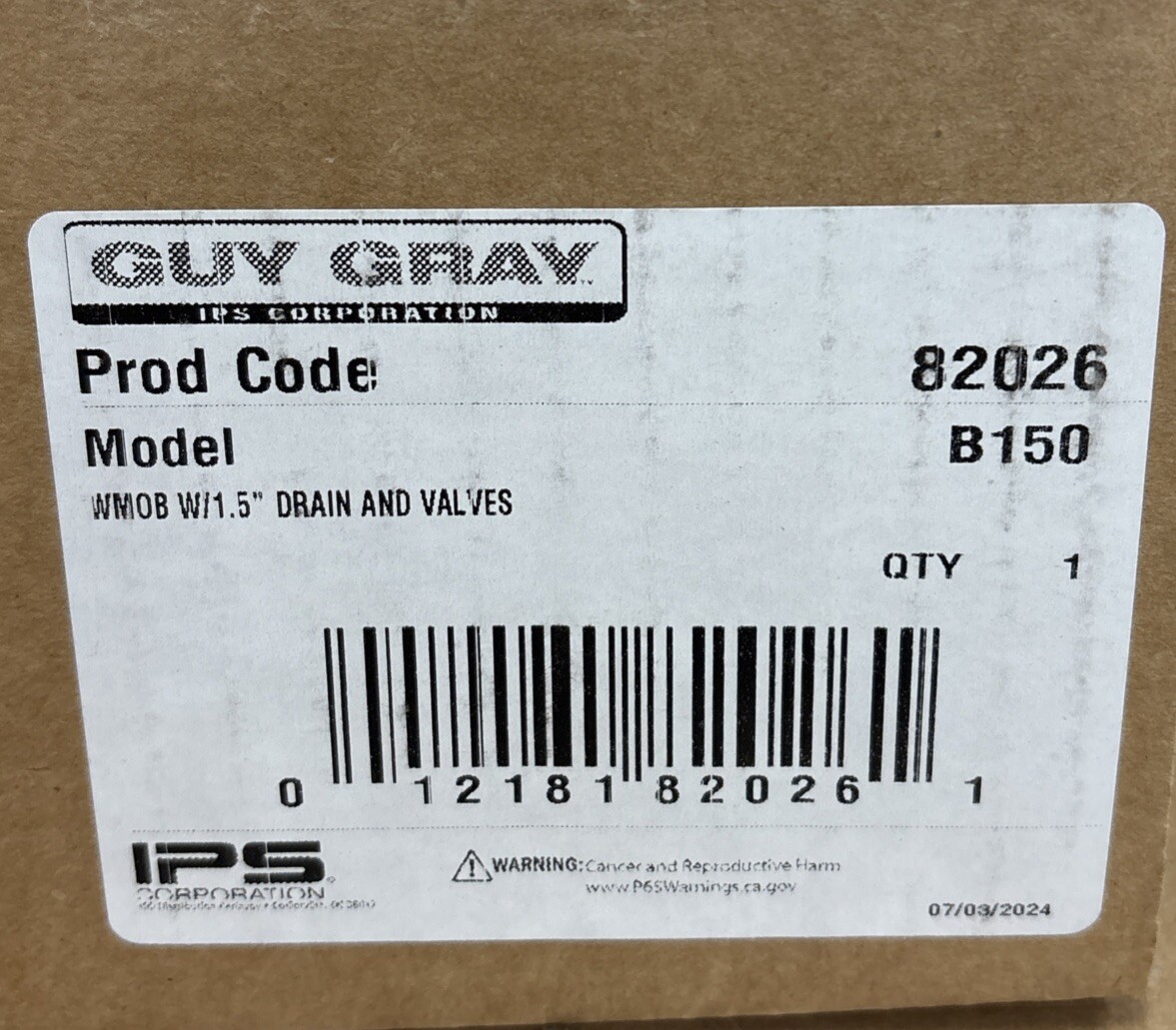 Guy Gray 82026 Washing Machine Outlet Box Galvanized 1/2″ Mip