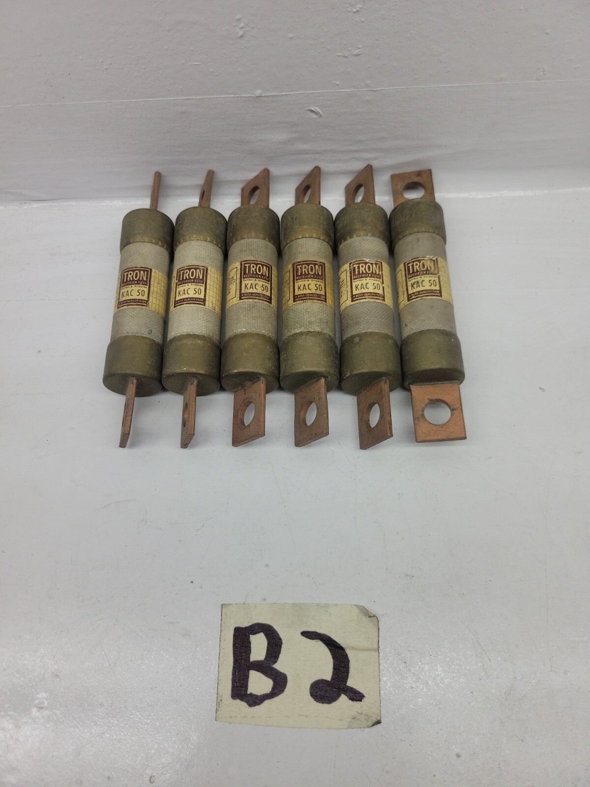 (LOT OF 6)* TRON RECTIFIER FUSE KAC-50 BUSSMANN