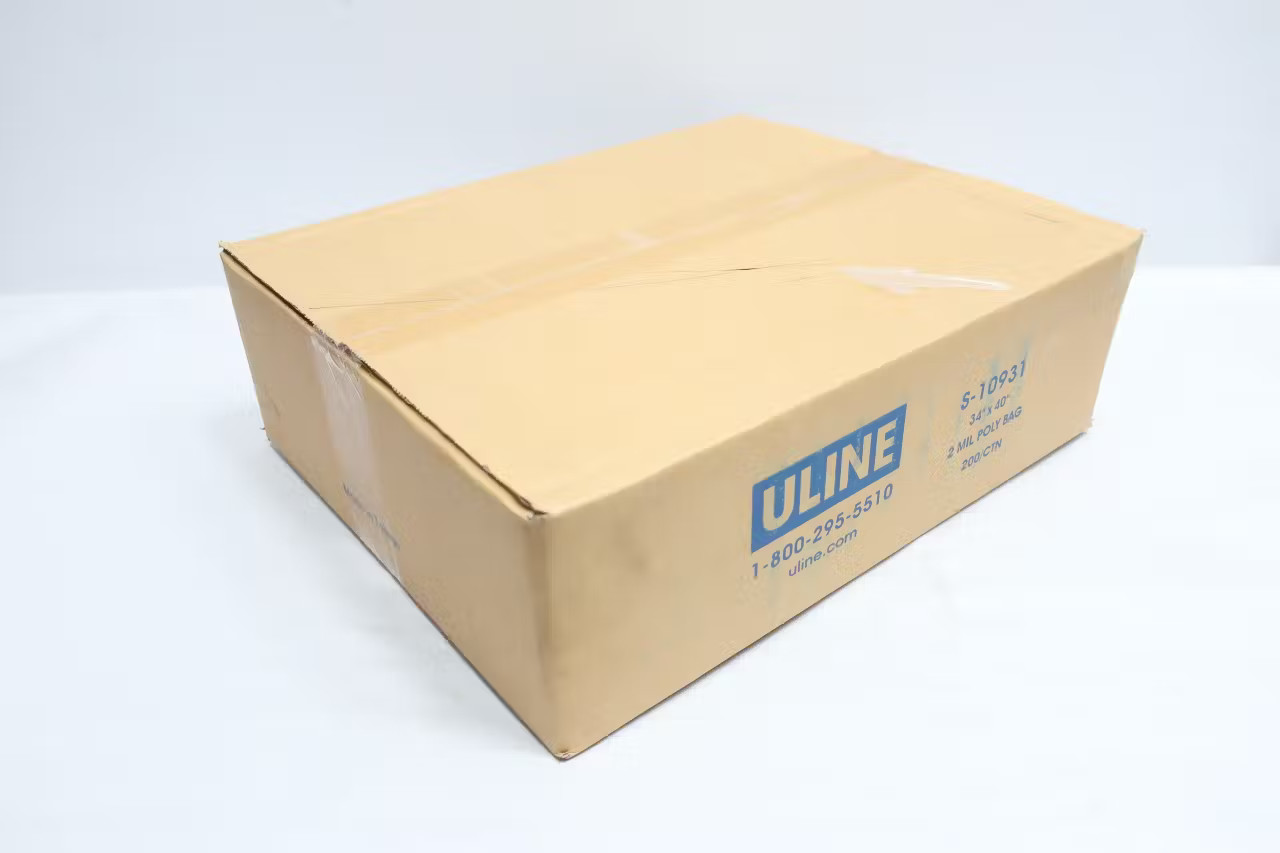 Case Of 200 Uline S-10931 34 X 40″ 2 Mil Industrial Poly Bags