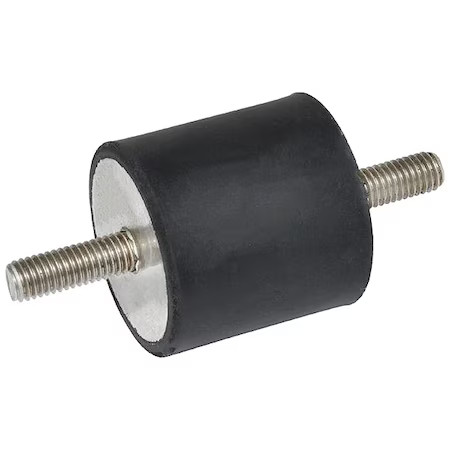 J.W. Winco 451.1-40-25-5/16-55 Vibration-Isolating Mount, 0.98 In H
