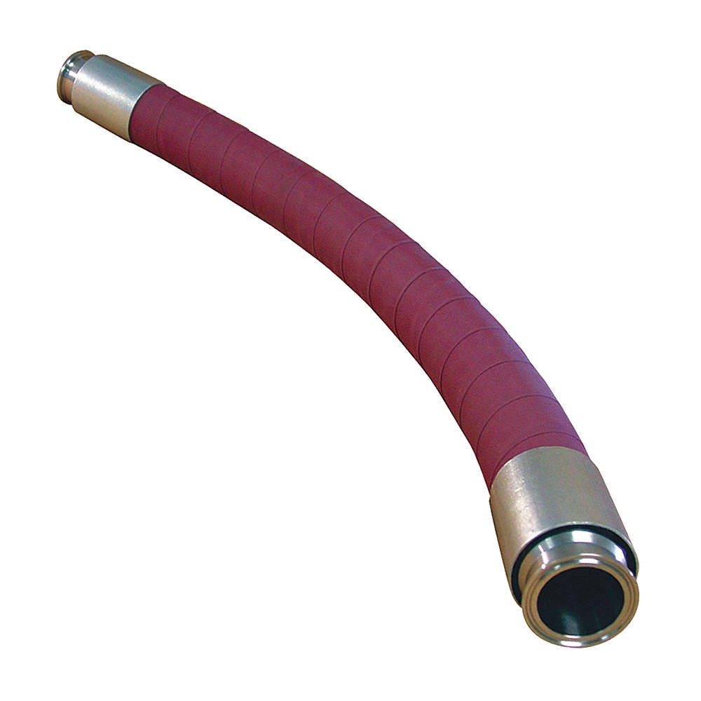 NOVAFLEX Food Hose,2″ ID x 5 ft.,Burgundy 55AR77