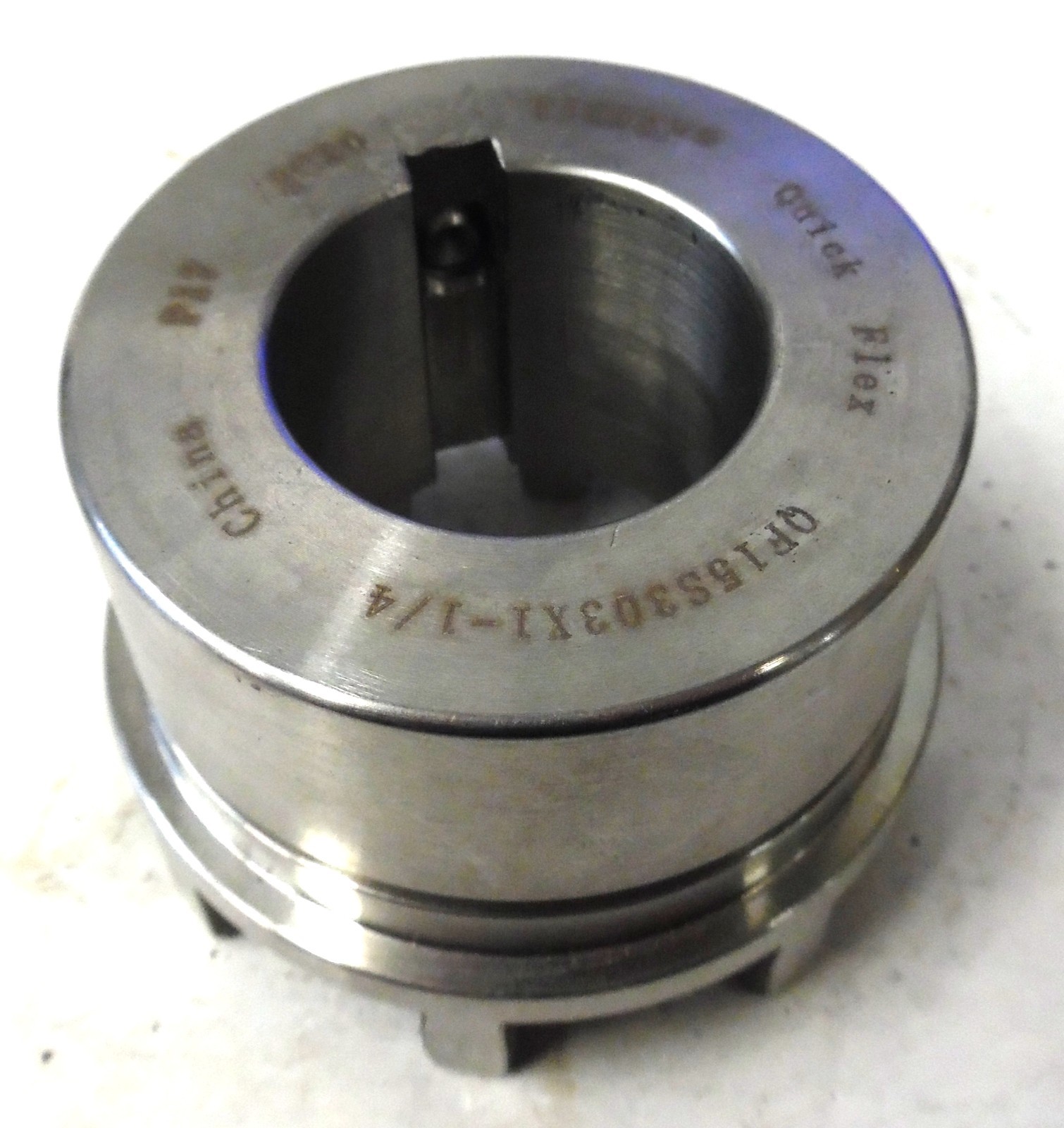 TIMKEN QF-15-S303 X 1 1/4 JAW COUPLING HUB, SIZE 15, 1.2500″ BORE, 2.5500″ OD