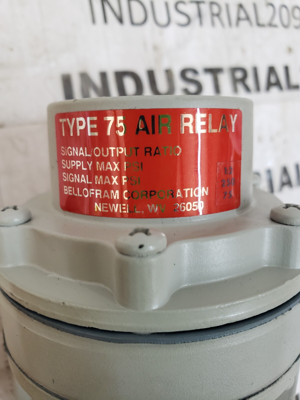 BELLOFRAM TYPE 75 RELAY AIR BOOSTER