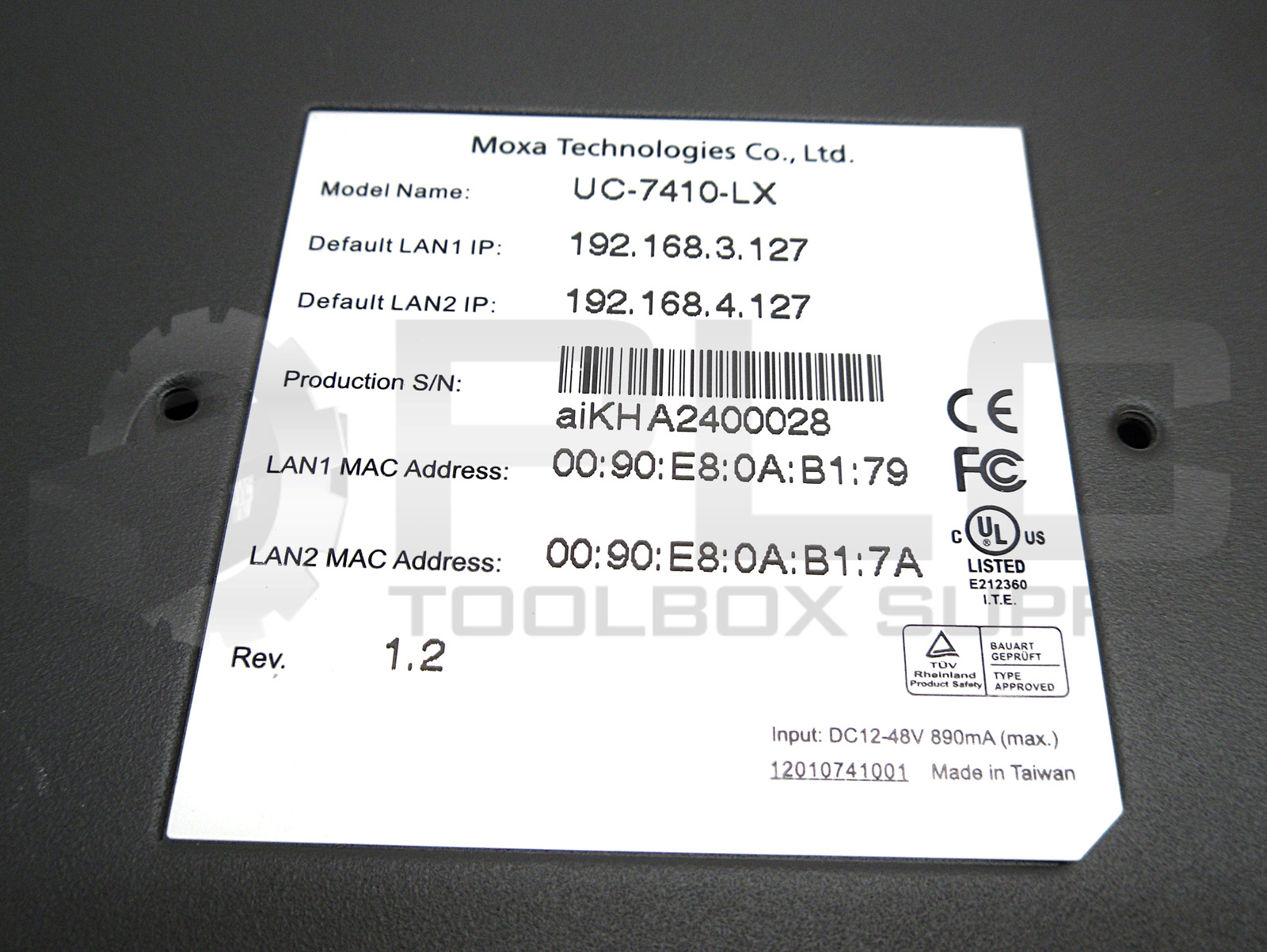 MOXA UC7410LX READY-TO-RUN EMBEDDED COMPUTER