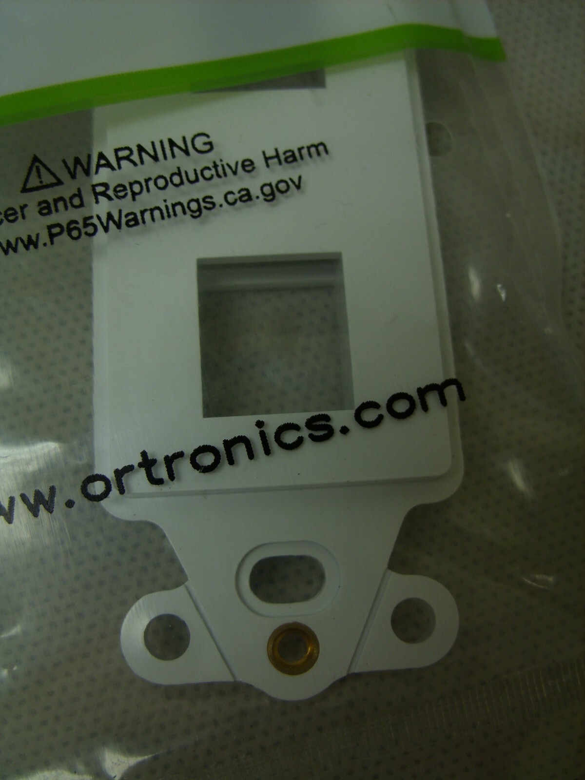 Ortronics OR-KSDS2-88 Stylistics, Keystone, 2 Hole, Base Plate White BOX of 20