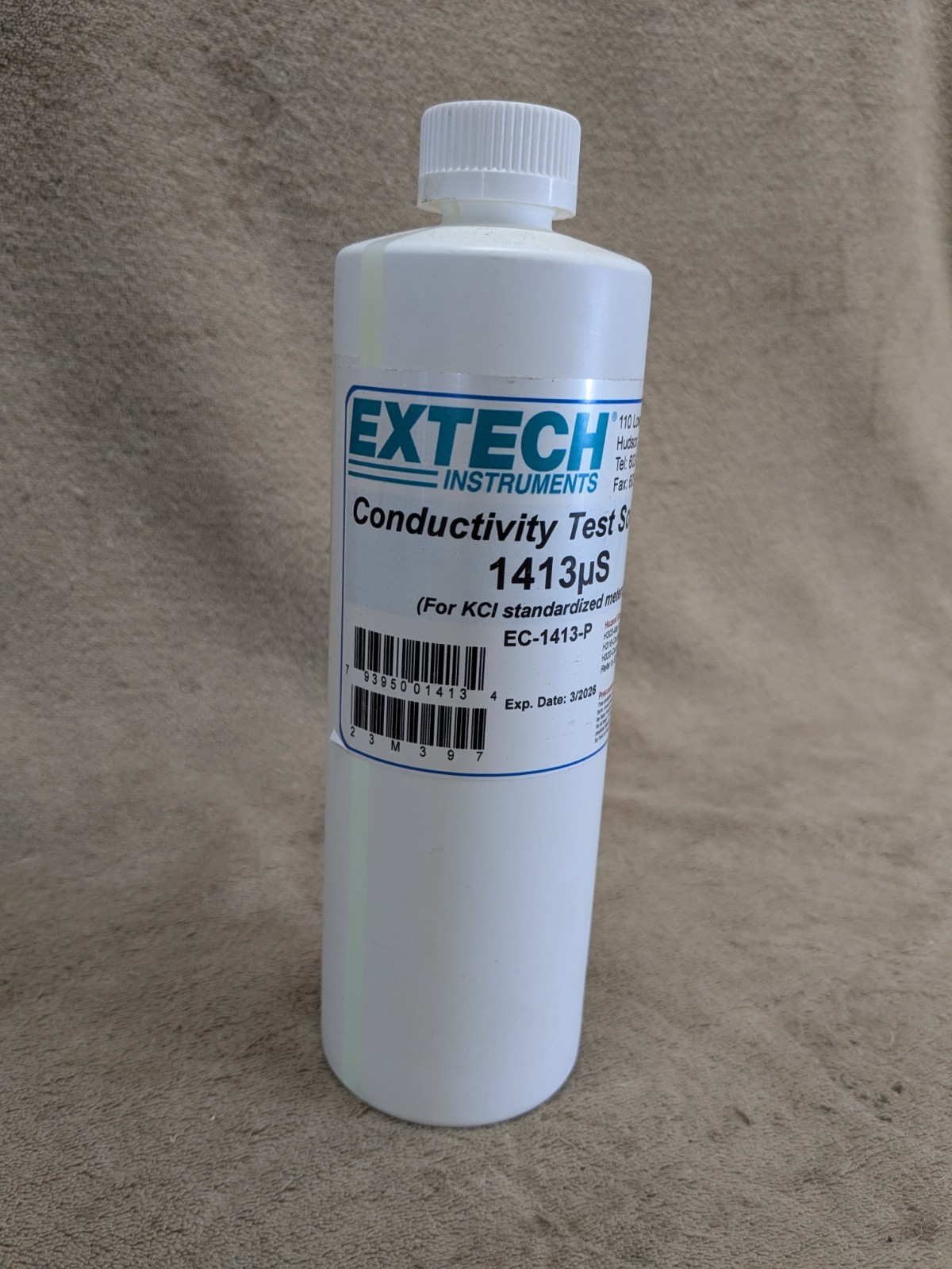 EXTECH EC-1413-P Calibration Standard 1413 microS Exp: 3/26