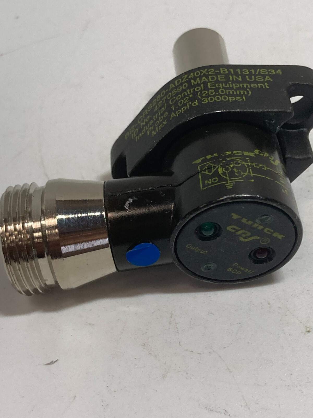 TURCK BI2-CRS260-ADZ40X2-B1131/S34 PROXIMITY SENSOR 2MM SENSING NO 1.02 PROBE3