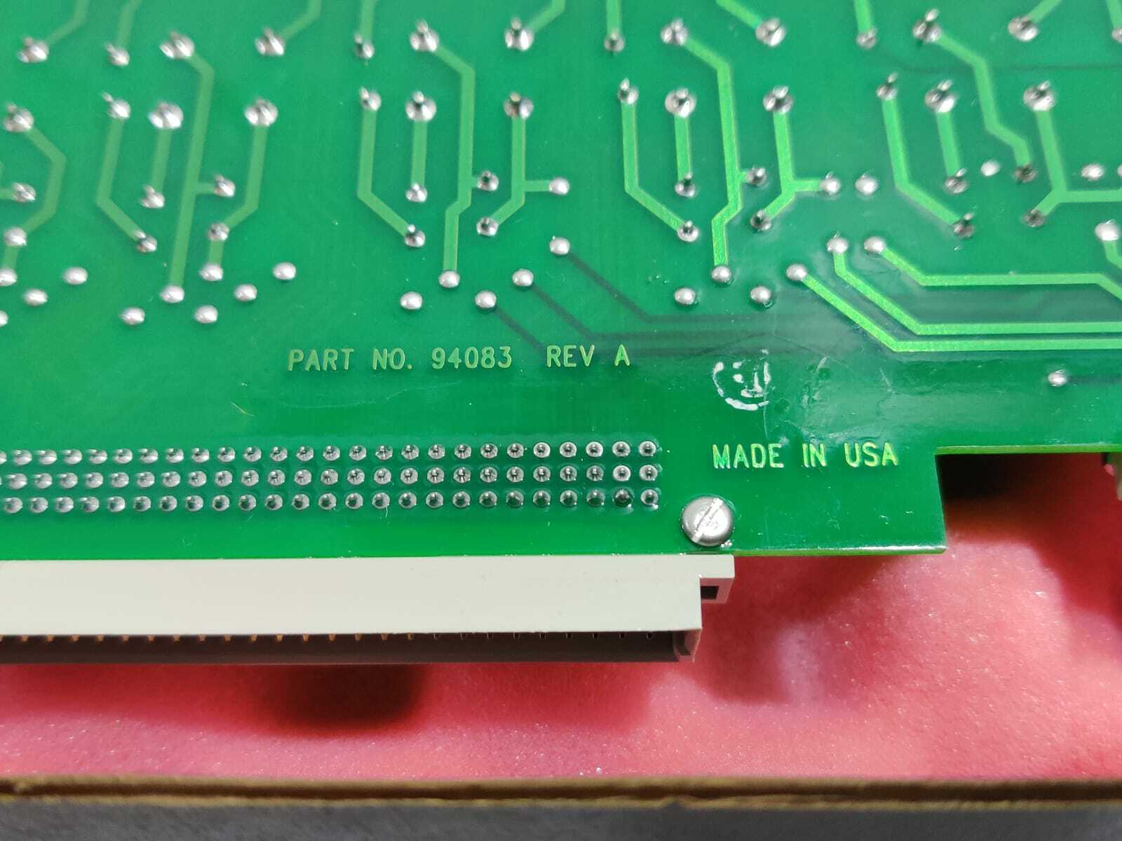 NOV Assy no. 94080 BE-1 1396 HPU/WTR Start/Stop Pump PCB Card Rev B 30094080