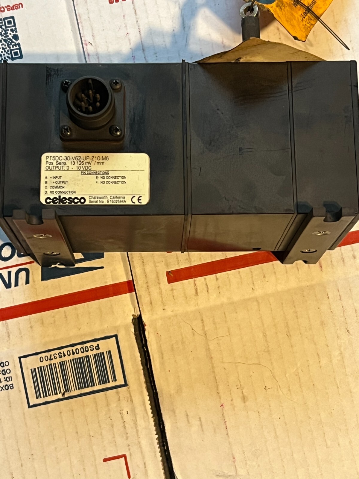 celesco pt5dc-30-v62-up-z10-m6 used