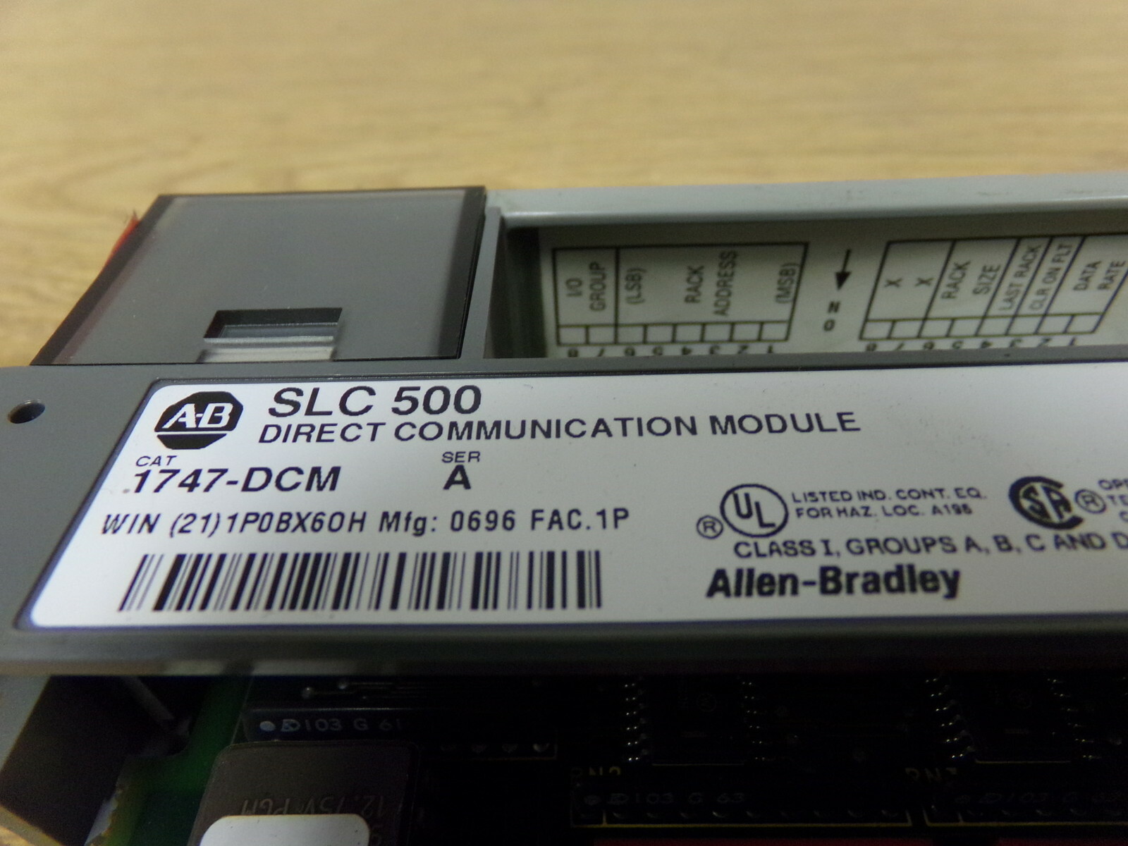 Allen Bradley 1747-DCM Series A Direct Communication Module SLC500