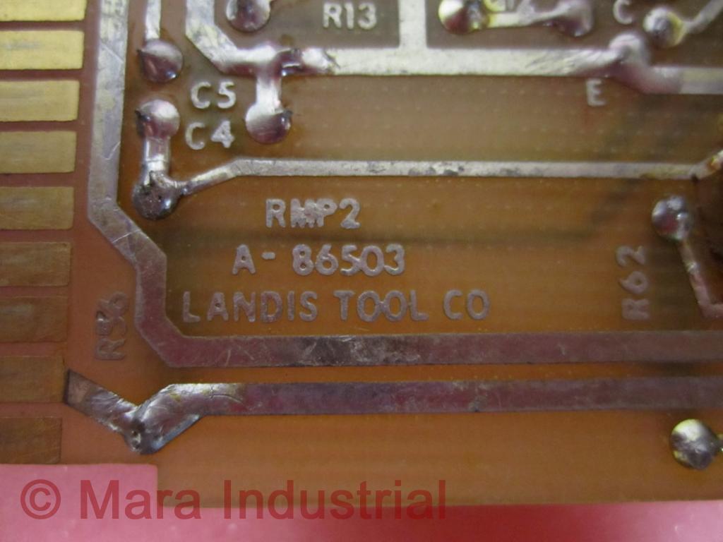 Landis Tool A-86503 Board A86503 Chipped