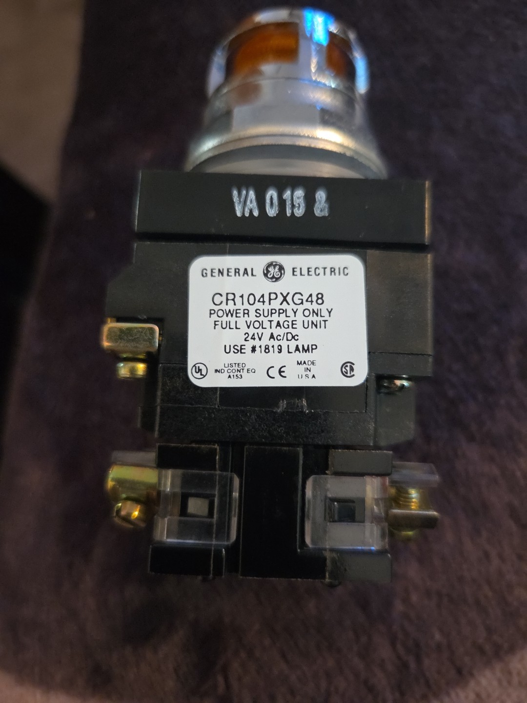 General Electric CR104PBL11M3S8 Illuminated Push Button. New In Box
