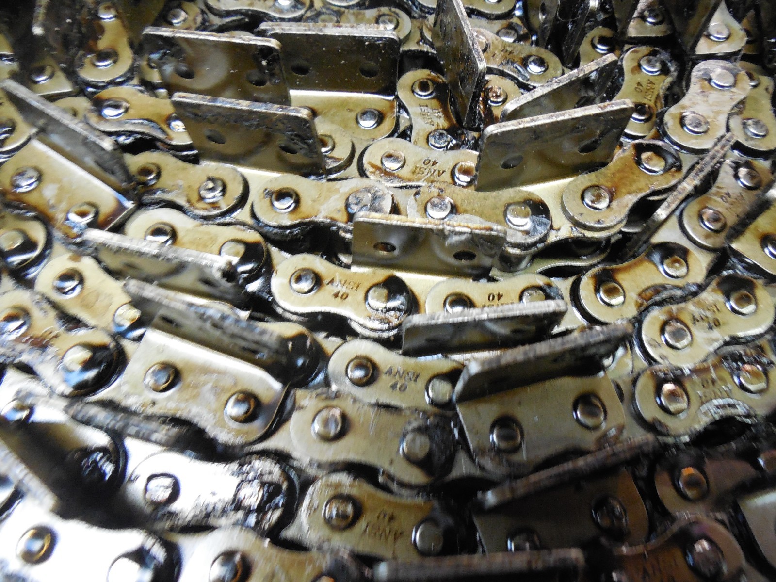 MORSE ROLLER CHAIN 347567 40R 40 R WB12E4&9P 630P BP ANSI 40 26′ FT. LOT OF 2