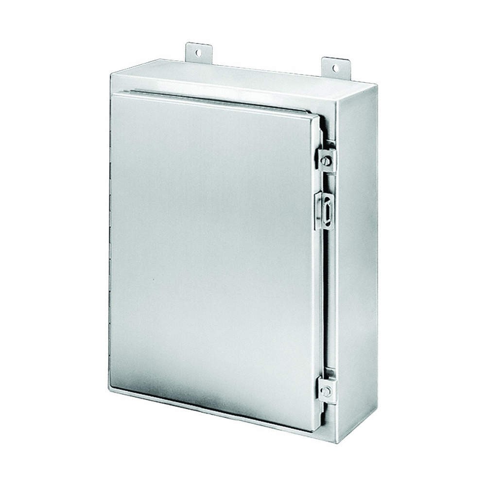 HOFFMAN A16H1606SSLP Enclosr,Metallc,16In.H x 16In.W x 6In.D 32FD12