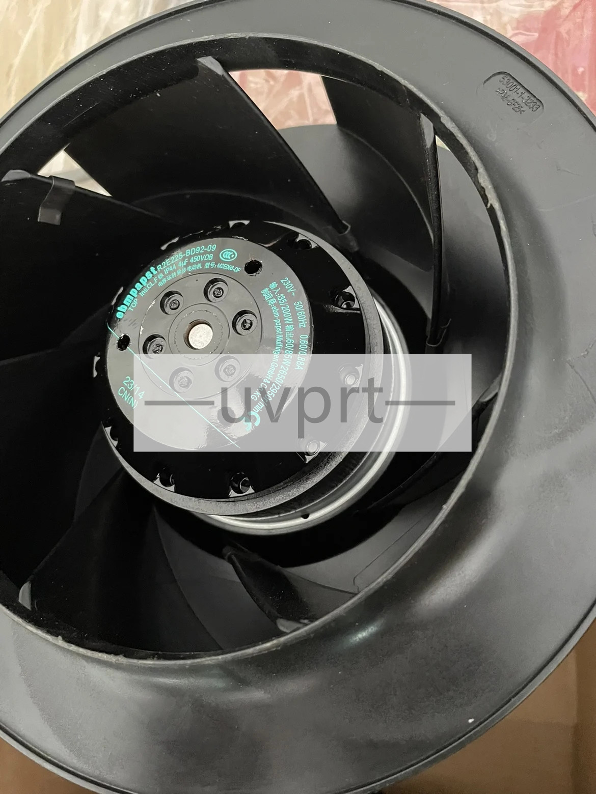 New for R2E225-BD92-09 Centrifugal Fan 230V 135W Inverter Purifier Fan Free Ship