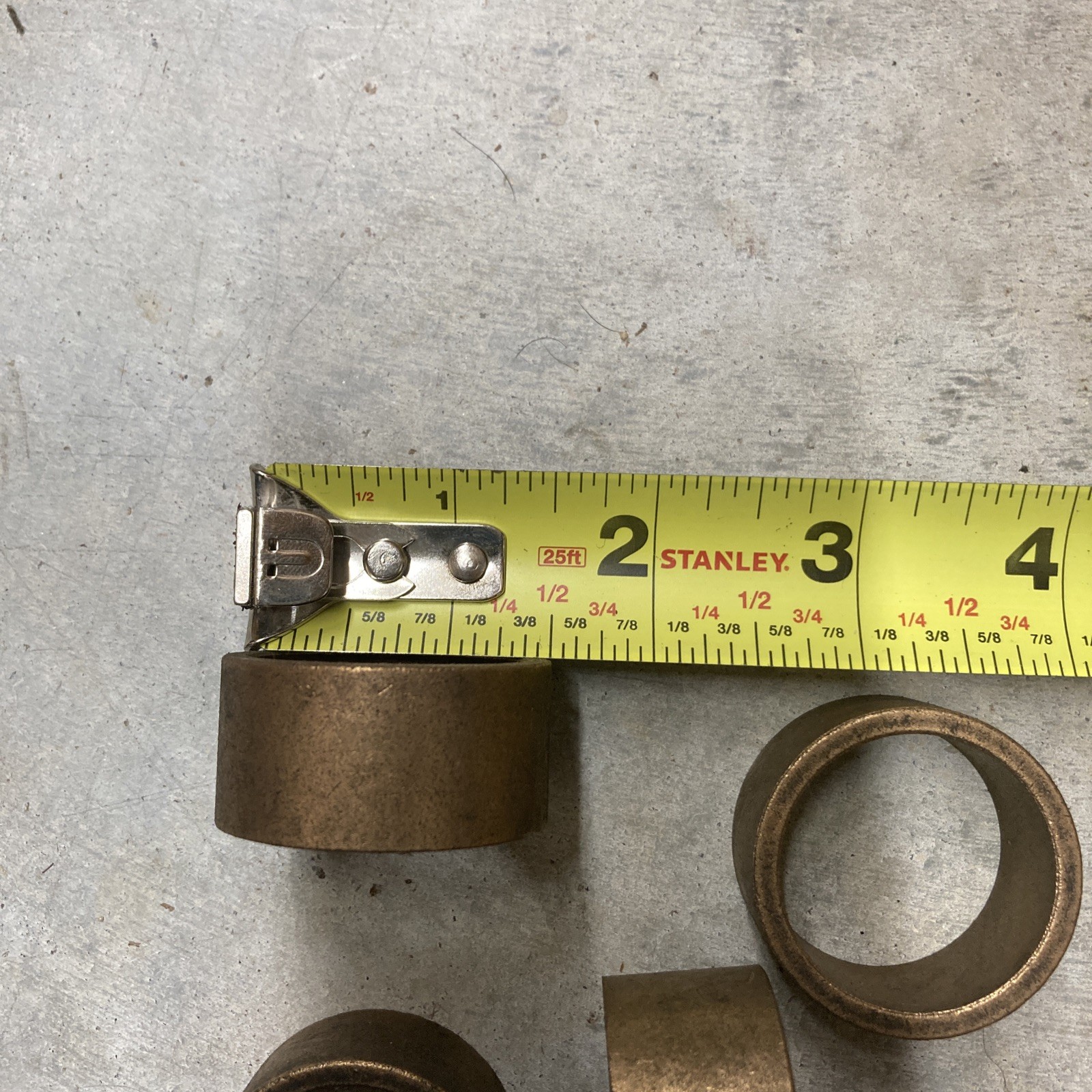 4! AA-1512-14 Oil Impregnated Bronze Sleeve 1-1/4 ID x 1-1/2 OD x 3/4 OAL Oilite