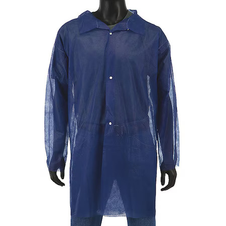 West Chester Protective Gear 3511/Xxxxl Disposable Lab Coat, Polypropylene,