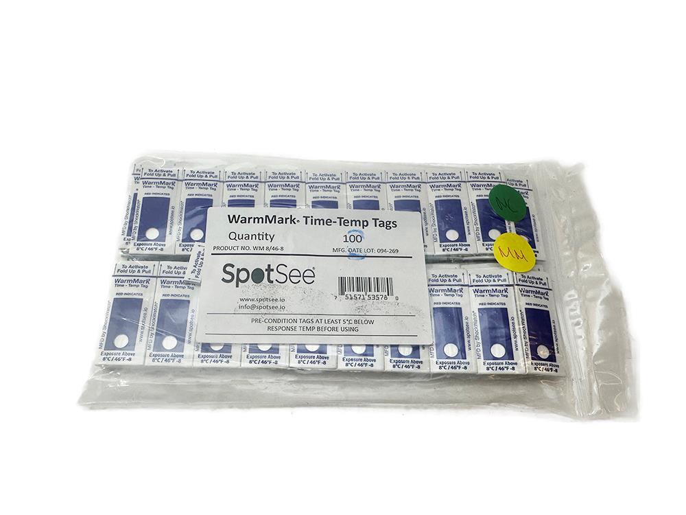 100 qty WarmMark Temperature Indicator 30C/86F NEW FREE FAST SHIP