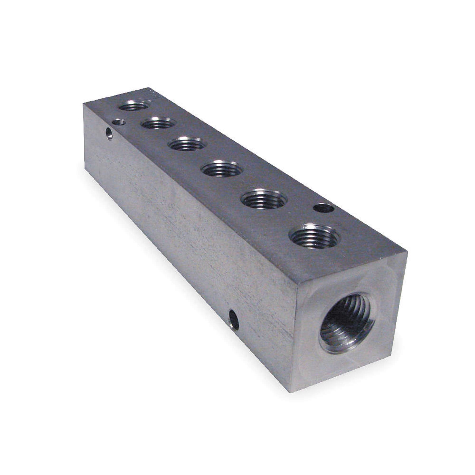 Pneumadyne M10-125-6-SS, Inline Manifold, 6-Station, 1/4 NPT Input, 1/8 NPT