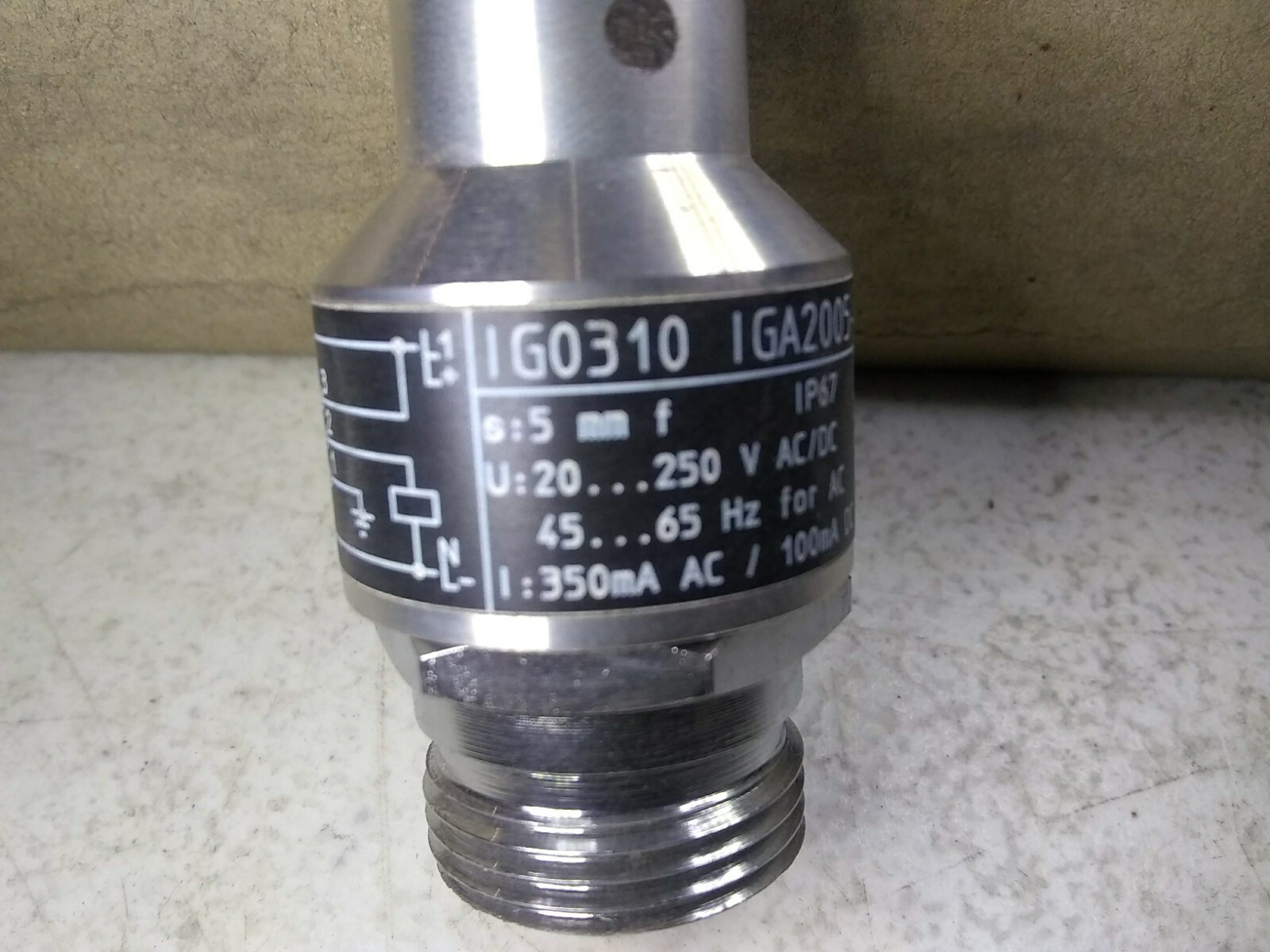 IFM Efector IGA2005-ABOA/SL/LS-300BL Sensor IG0310