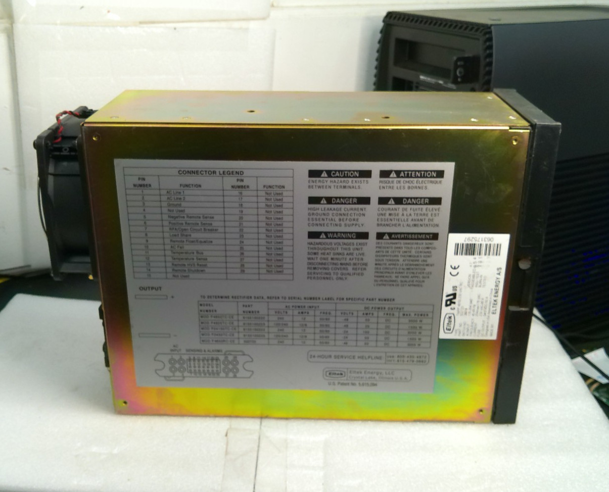 Eltek Twin Pack Plus 502723 TWPP 48/50 230 VAC RC Rectifier Module