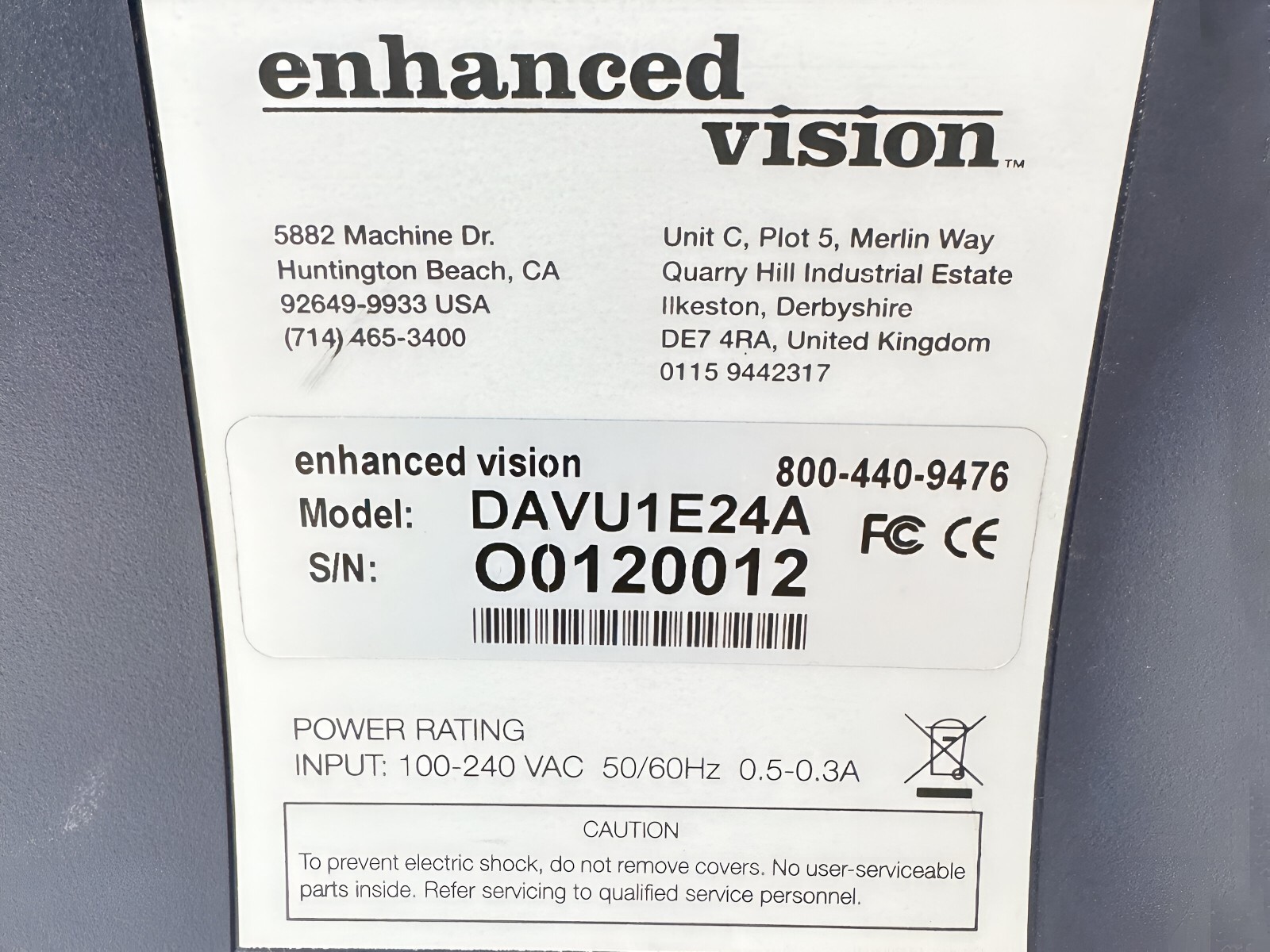 🔥 Enhanced Vision DaVinci Pro DAVU1E24A Text-to Speech Desktop Video Magnifier