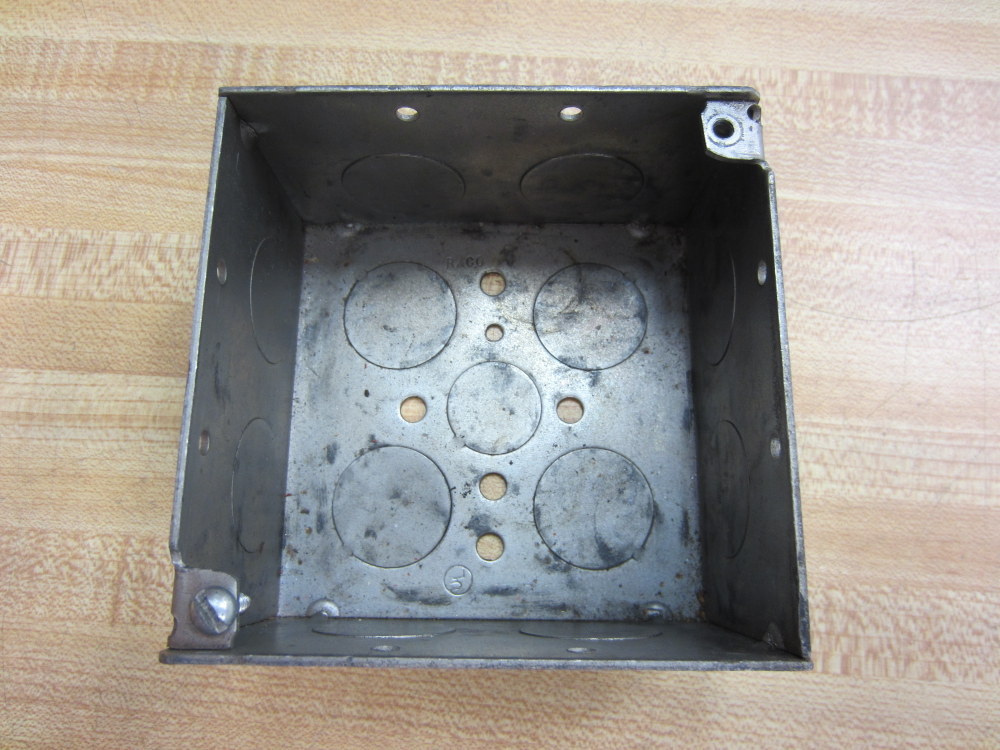 Raco 4″ x 4″ x 2-3/16″ 4″ X 4″ X 2-3/16″ Two Gang Outlet Box