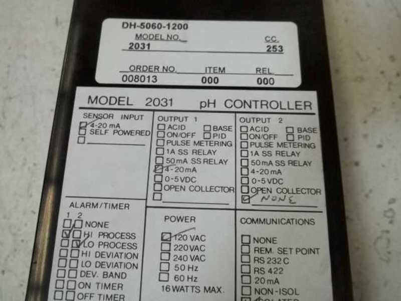 LFE MODEL 2031 CONTROLLER UNMP