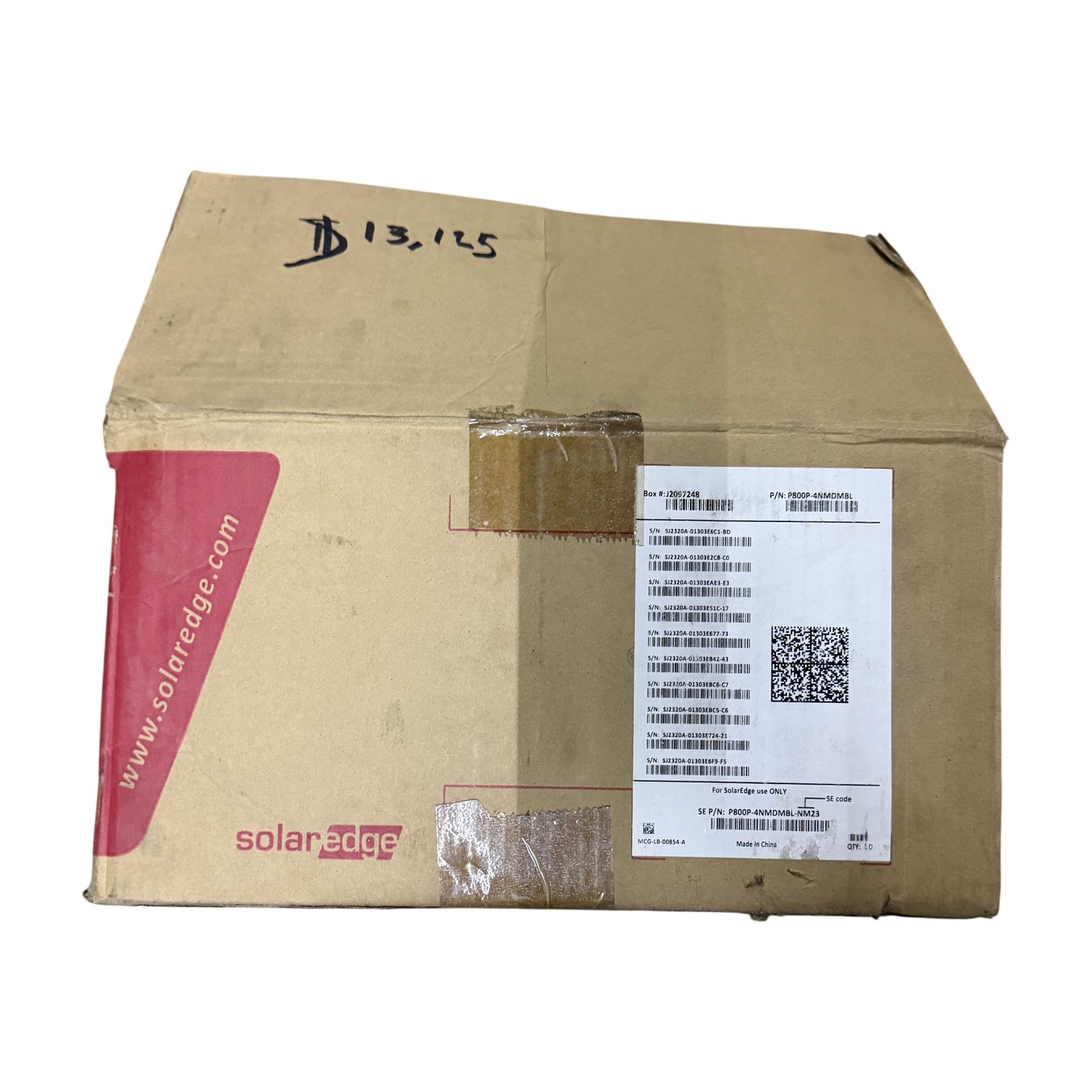 BOX OF 10 SolarEdge P800P-4NMDMBL 800W Power Optimizer 4-String MC4 Module
