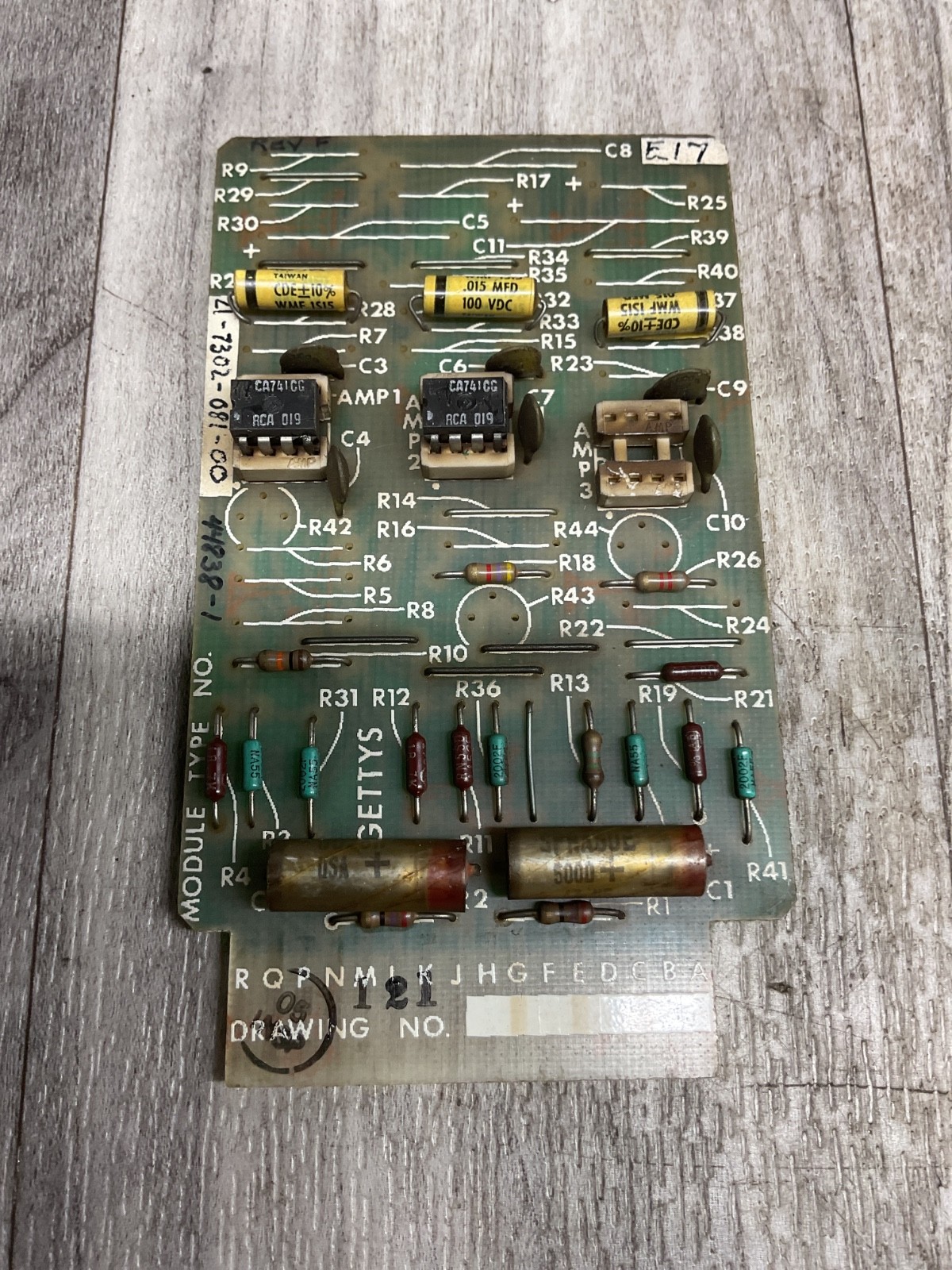 GETTYS 11-0102-101 Computer Curcuit Board #4093B46