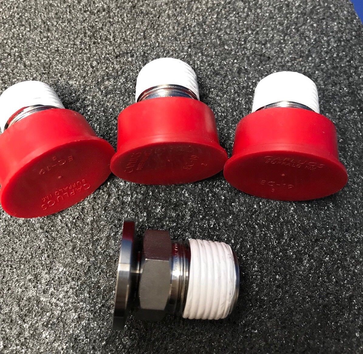 Nor-Cal NW-16-1/2-MPT Adapter, NW16 x 1/2″ MNPT, Lot of 4 Used