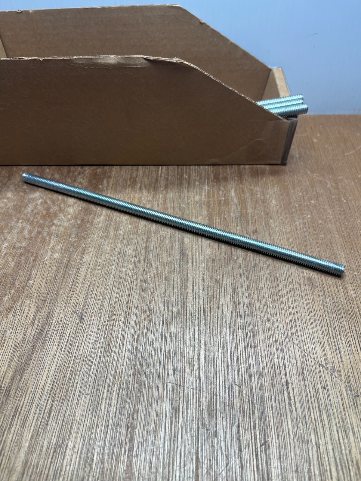3/8-16 X 12″ LEFT HAND Fully Threaded Allthread Thread Rod Zinc Plated Steel