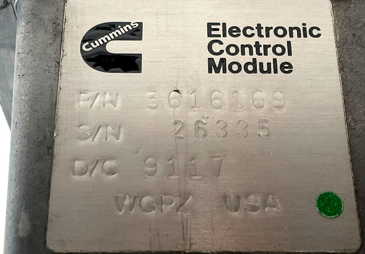 USED CUMMINS 3616169 ELECTRONIC CONTROL MODULE