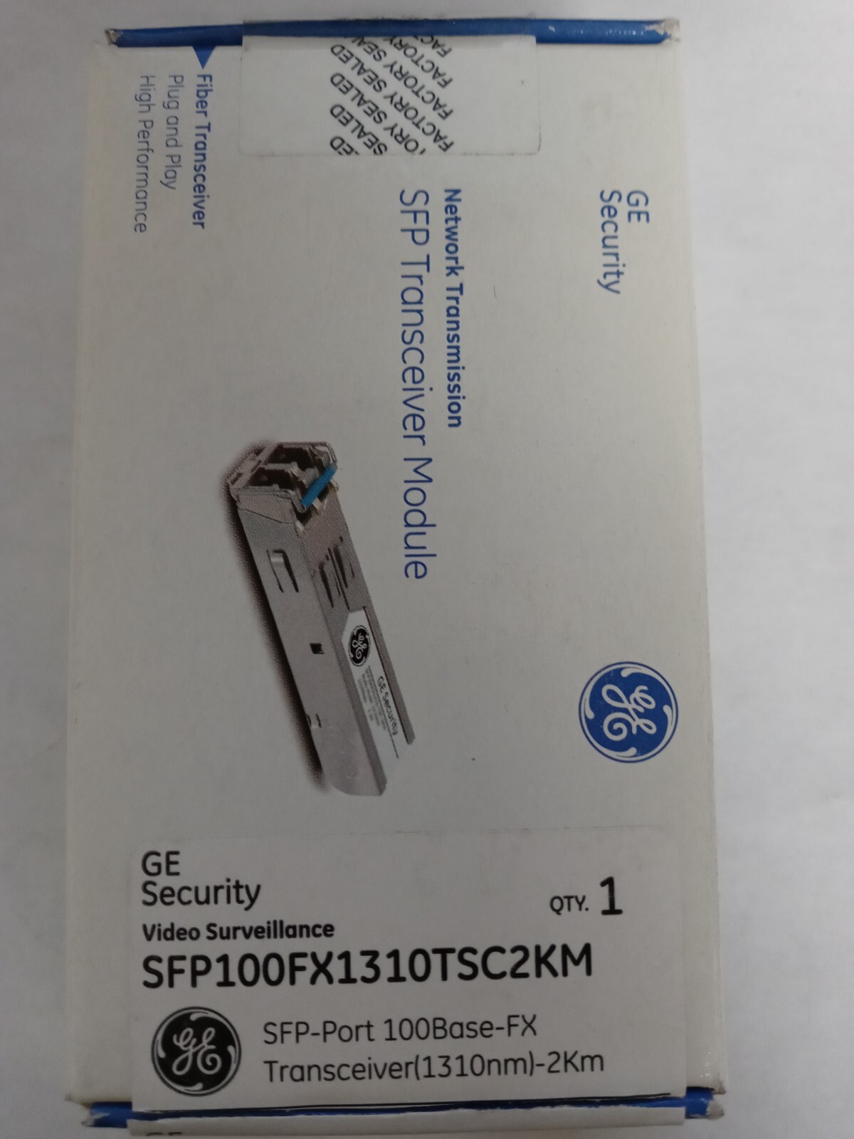 GE SFP100FX1310TSC2KM SFP TRANSCEIVER MODULE GE SECURITY