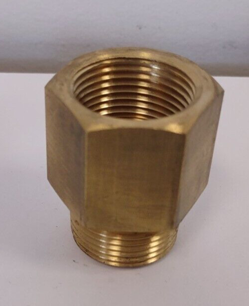 Brass Straight Adapter 3/4″ NPT Female x 3/4″ BSPT Male