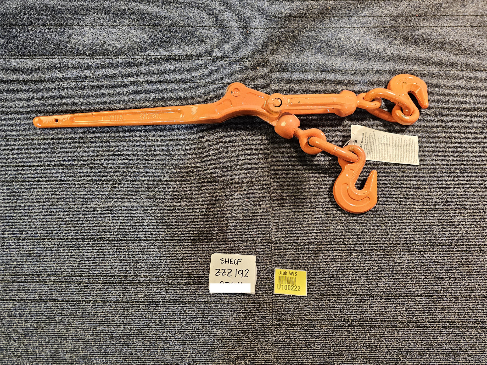 Koch Industries 3/8″ to 1/2″ Lever Load Binder Forged Steel Powder Coated Orange