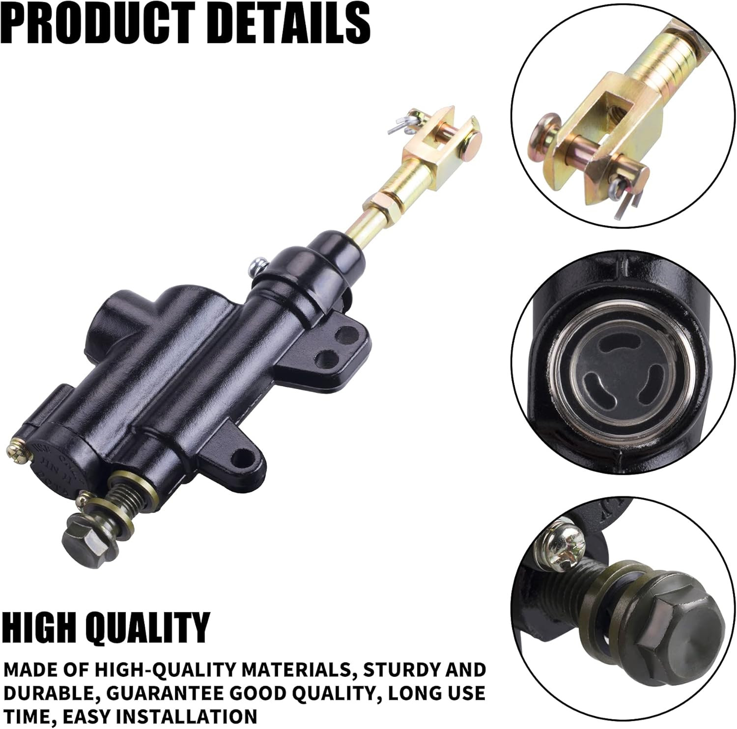 Rear Brake Master Cylinder Coolster 10Mm for 50Cc-125Cc Atvs Taotao BMS Roketa