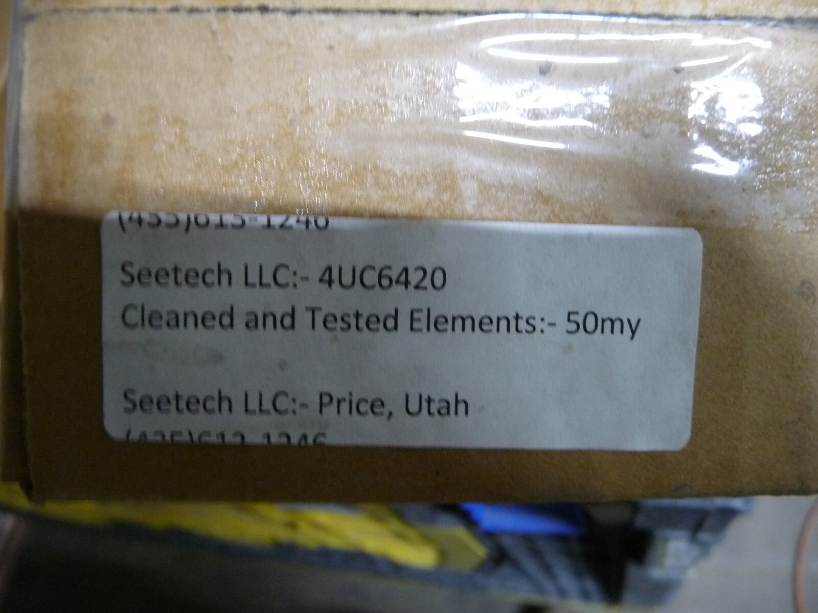 Seetech Slotted Tube Element, 50 Micron 50-006420101CL, 4UC6420