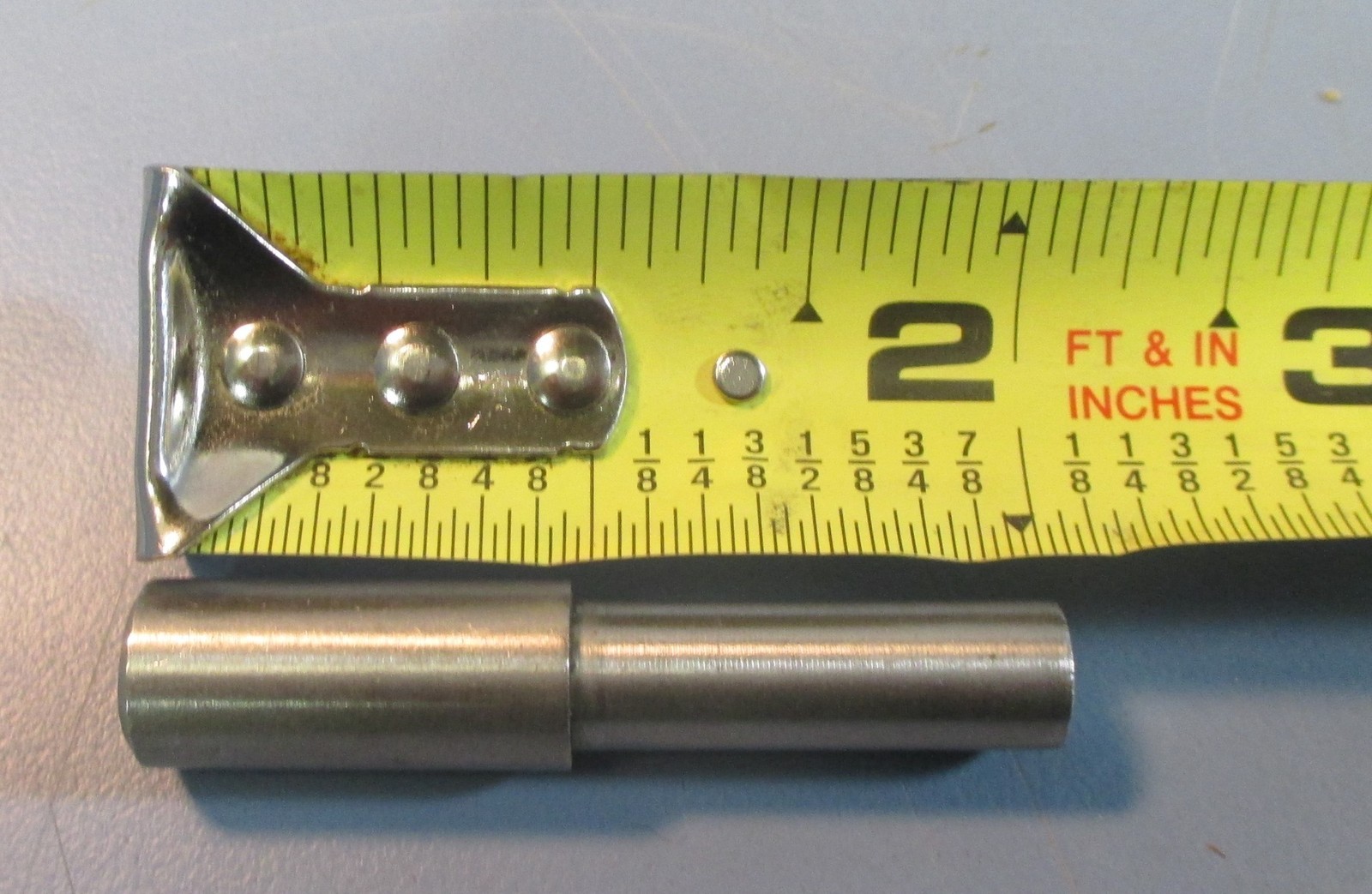 Lot 10 Stainless SCE-3371 LH Chain Pivot Pins 2.1″ Long, 0.343″ & 0.437″ OD NWOB
